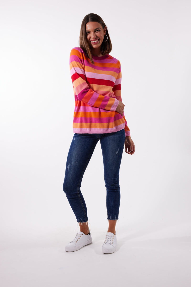 Varna Stripe Jumper - HAVEN Top NZ LUMA