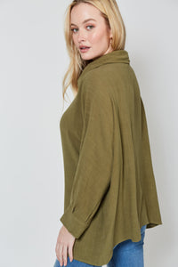 Vera Roll Neck Top - ISLE OF MINE Top NZ LUMA