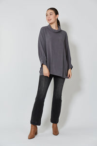 Vera Roll Neck Top - ISLE OF MINE Top NZ LUMA