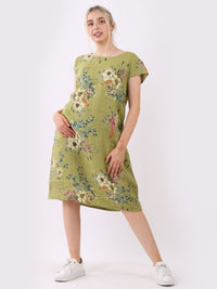 Pasquelina - MADE IN ITALY Dress One-Size (8-12) Lime NZ LUMA