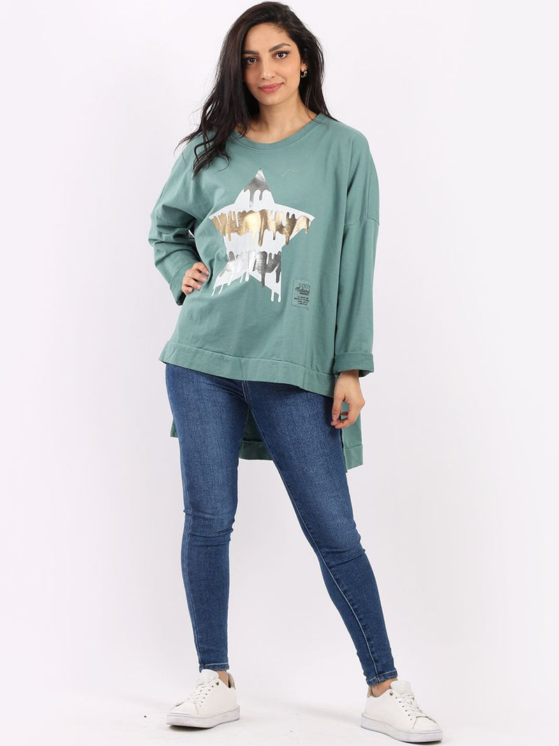 Cecilia - MADE IN ITALY Top One Size (16-24) Ocean Blue NZ LUMA