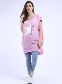 Gessica - MADE IN ITALY Top One Size (12-18) Fuchsia NZ LUMA