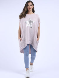 Gessica - MADE IN ITALY Top One Size (12-18) Pink NZ LUMA