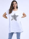 Gessica - MADE IN ITALY Top One Size (12-18) White NZ LUMA