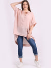 Thomasina - MADE IN ITALY Top One Size (16-24) Pink NZ LUMA
