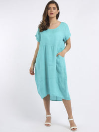 Micaela - MADE IN ITALY Dress One Size (12-18) Tiffany NZ LUMA