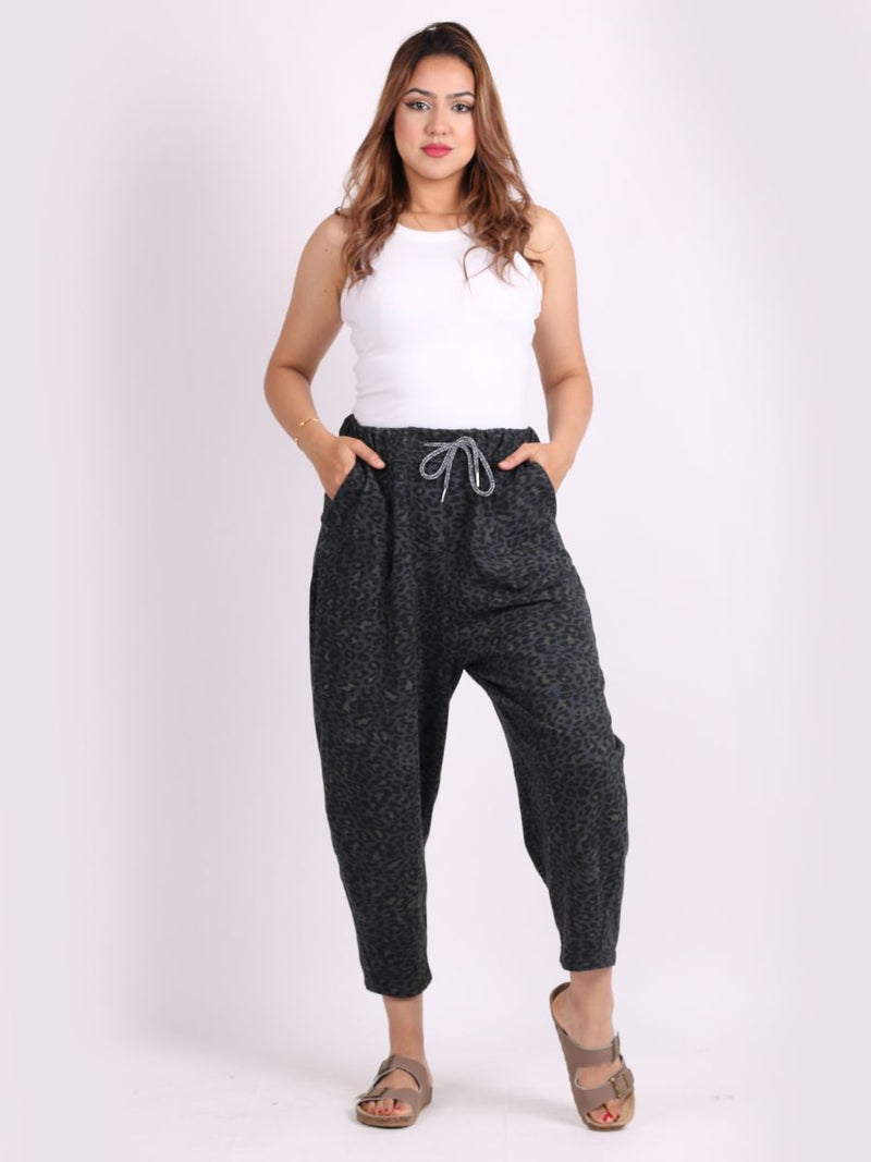 Jacobella - MADE IN ITALY Pant One Size (10-16) Charcoal NZ LUMA