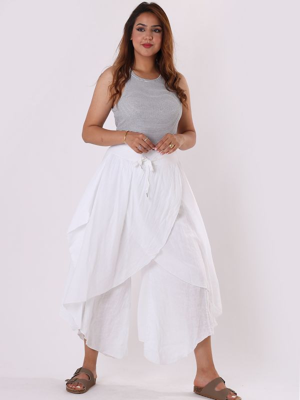 Jolanda - MADE IN ITALY Pant One Size (10-16) White NZ LUMA