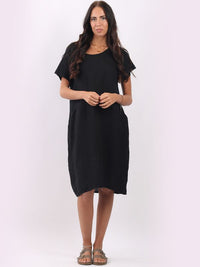 Silvianna - MADE IN ITALY Dress One Size (10-18) Black NZ LUMA