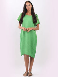 Silvianna - MADE IN ITALY Dress One Size (10-18) Green NZ LUMA