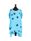 Francesca - MADE IN ITALY Top One Size Azure NZ LUMA