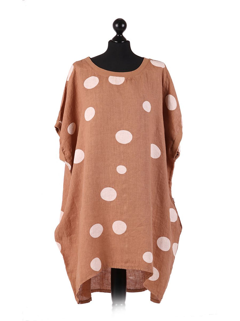 Francesca - MADE IN ITALY Top One Size Brown NZ LUMA