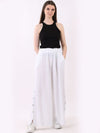 Matilde - MADE IN ITALY Pant One Size (10-14) White NZ LUMA