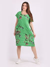 Pierina - MADE IN ITALY Dress One Size (10-18) Green NZ LUMA