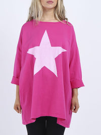 Fia - MADE IN ITALY Top One Size (18+) Fuschia NZ LUMA