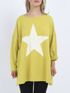 Fia - MADE IN ITALY Top One Size (18+) Mustard NZ LUMA