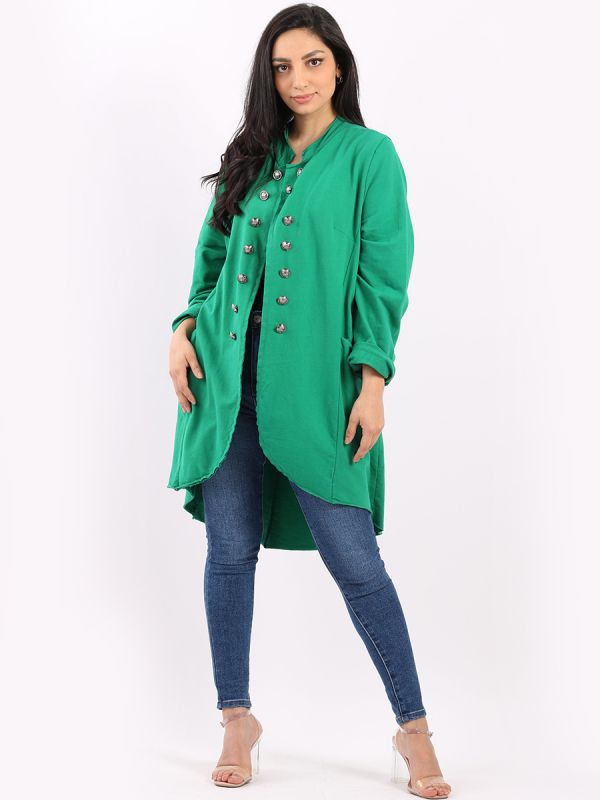 Alessandra - MADE IN ITALY Jacket One Size (10-16) Green NZ LUMA