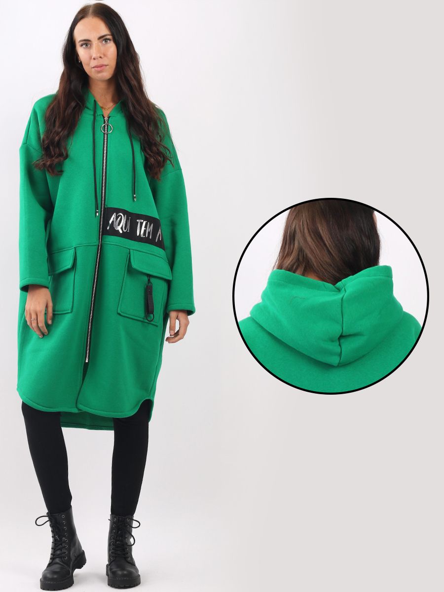 Gemma - MADE IN ITALY Jacket One Size (12-18) Green NZ LUMA