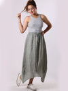 Donna - MADE IN ITALY Skirt One Size (10-16) Khaki NZ LUMA