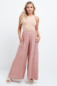 Imilia - MADE IN ITALY Pant One Size (10-14) Pink NZ LUMA