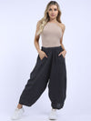 Caterina - MADE IN ITALY Pant One Size (10-14) Charcoal NZ LUMA