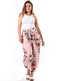 Alessia - MADE IN ITALY Pant One Size (8-14) Pink NZ LUMA