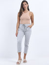 Elena - MADE IN ITALY Pant One Size (16-20) Silver NZ LUMA